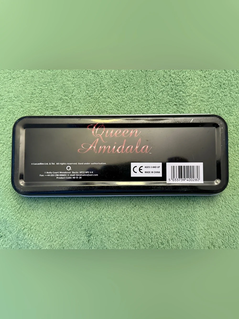 Vintage Star Wars Episode I Queen Amidala Metal Pencil Case Tin (1999)